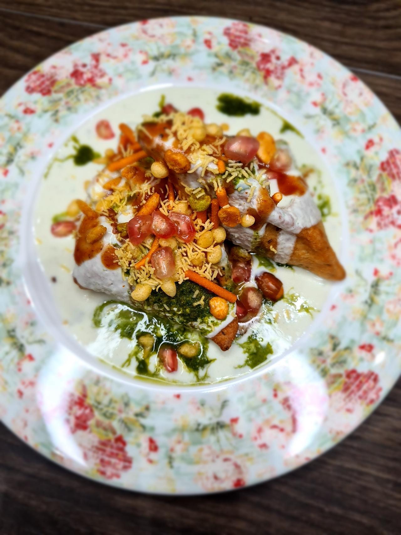 Batata & Apricot Tikka Chaat