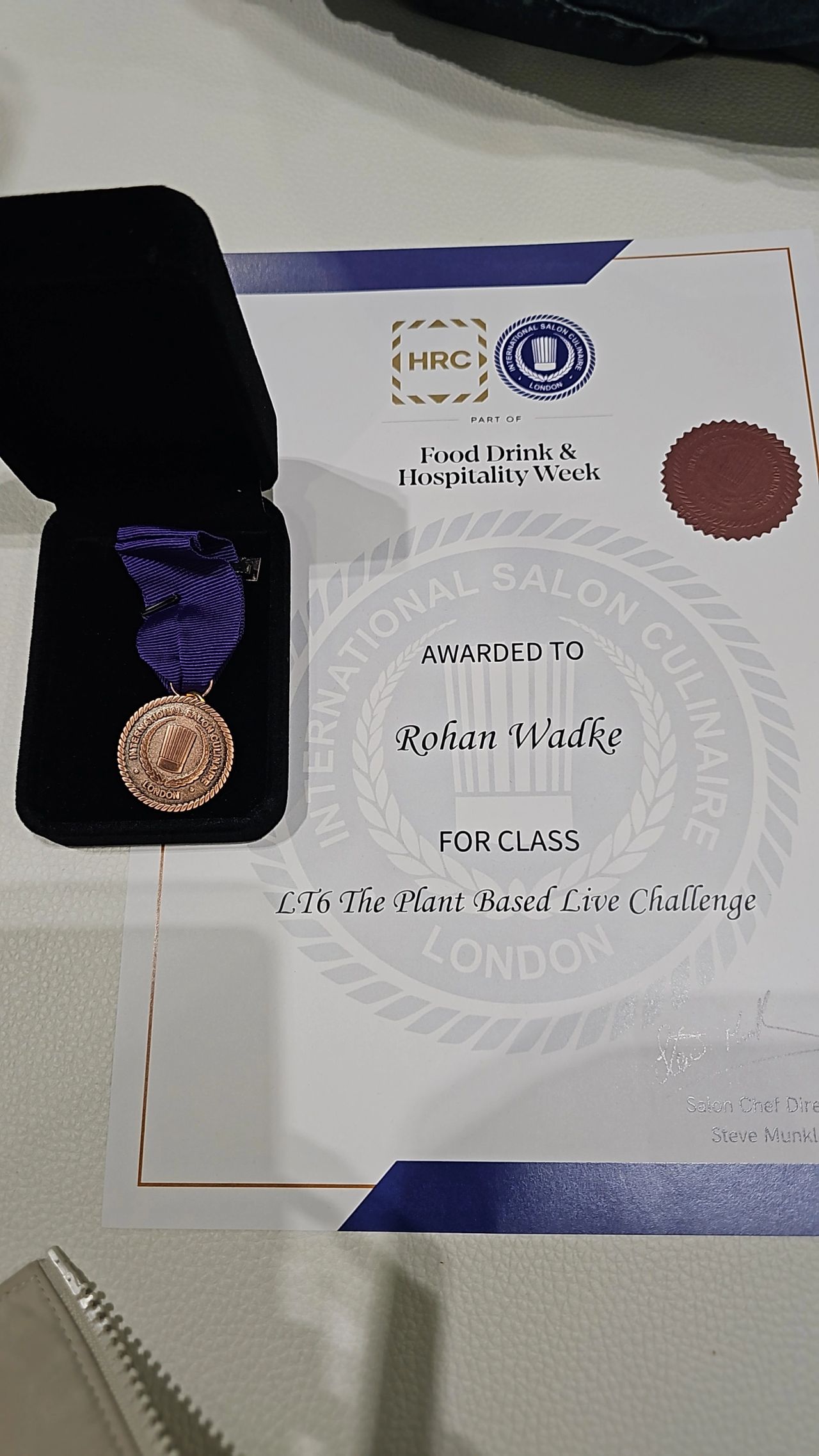 Celebrating Culinary Creativity: Chef Rohan's Success at Salon Culinaire