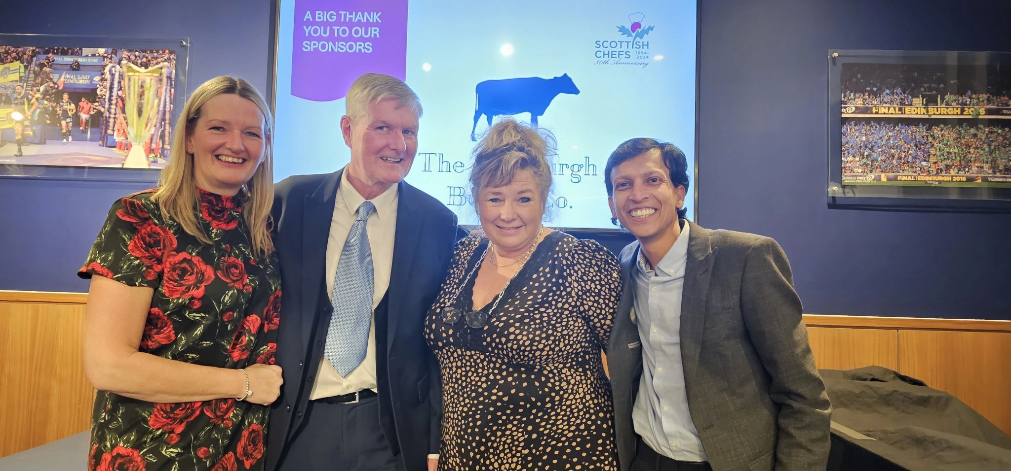 Networking and Celebrating: A Vibrant Day at Murrayfield with Culinary Experts